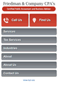 Mobile Screenshot of brettfriedmancpa.com